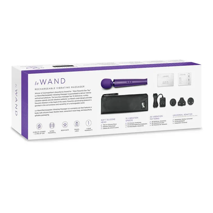 Le Wand Massager Purple Le Wand Vibrators Le Wand Massager Purple Le Wand Vibrators