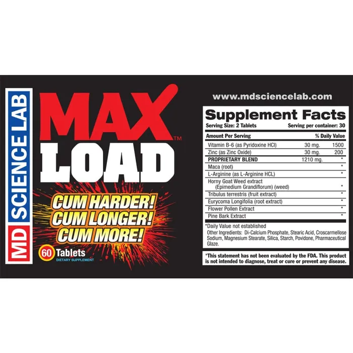 MD Science Lab Max Load 60 Count Bottle Vibrators