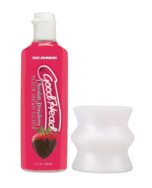 Male Sex Toys GoodHead Honeymoon Kit Includes Stroker Slick Head Glide 1 oz Bottle Chocolate Strawberry Doc Johnson Male Sex Toys GoodHead Honeymoon Kit Includes Stroker Slick Head Glide 1 oz Bottle Chocolate Strawberry Doc Johnson