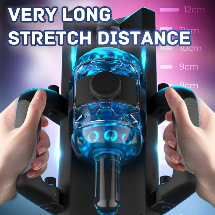 Male Sex Toys honeysx New Arrivals Masturbation cup Thrusting Cannon King Mini 6Segment Fixedpoint Telescopic Male Masturbator