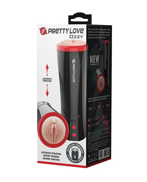 Male Sex Toys Pretty Love Pretty Love Ozzy Thrusting Male Masturbator with Flesh Sleeve Black Male Sex Toys Pretty Love Pretty Love Ozzy Thrusting Male Masturbator with Flesh Sleeve Black