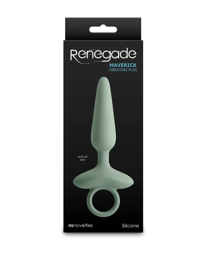 Male Sex Toys Renegade Maverick Vibrating Anal Plug Sage NS Novelties
