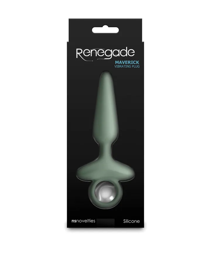 Male Sex Toys Renegade Maverick Vibrating Anal Plug Sage NS Novelties Male Sex Toys Renegade Maverick Vibrating Anal Plug Sage NS Novelties