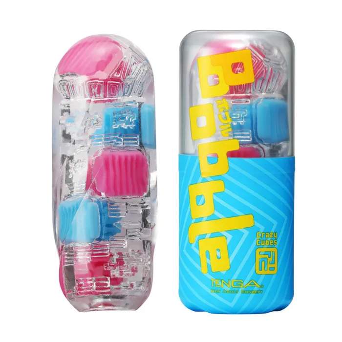 Male Sex Toys Tenga TENGA Bobble Crazy Cubes Masturbation Sleeve