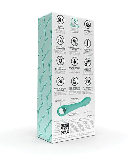 Nobu Nobu Essentials Guru Removable Bullet G Spot Vibe Turquoise Vibrators