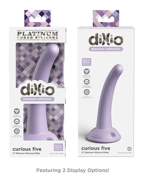 Pipedream Products Dillio Platinum 5 Curious Five Silicone Dildo Dildos