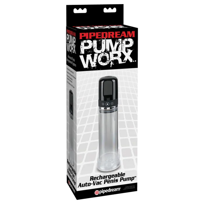 Pump Worx Rechargeable 3Speed AutoVac Penis Pump Pipedream Male Sex Toys Pump Worx Rechargeable 3Speed AutoVac Penis Pump Pipedream Male Sex Toys
