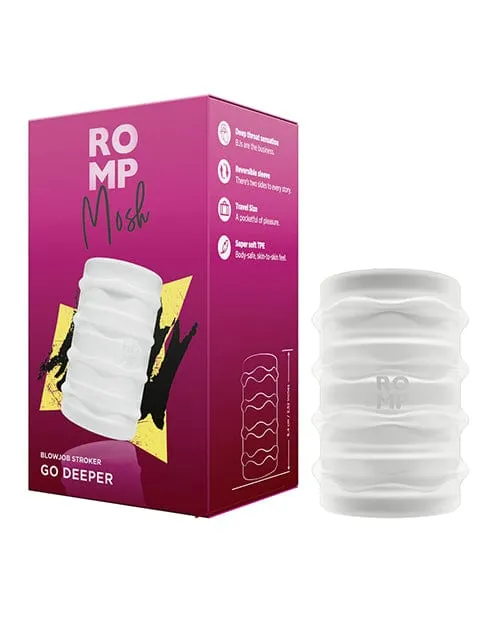 ROMP Male Sex Toys Romp Mosh Bj Stroker Clear