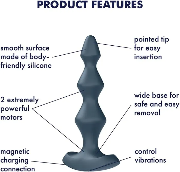 Satisfyer LolliPlug 1 Plug Vibrator Anal Vibrator Suitable for Beginners Satisfyer Anal Satisfyer LolliPlug 1 Plug Vibrator Anal Vibrator Suitable for Beginners Satisfyer Anal