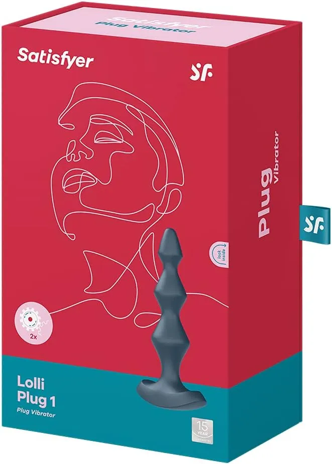 Satisfyer LolliPlug 1 Plug Vibrator Anal Vibrator Suitable for Beginners Satisfyer Anal