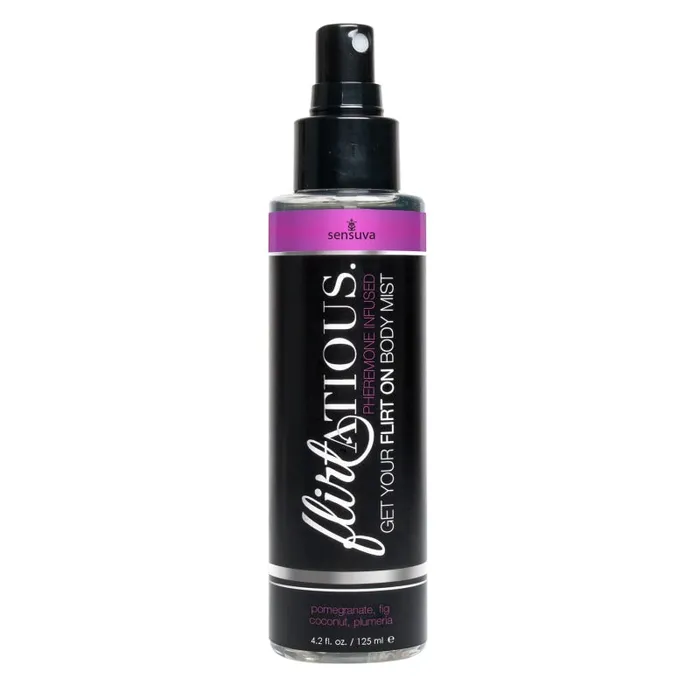 Sensuva Female Sex Toys Flirtatious Pheromone Infused Body Mist Pomegranate Fig Plumeria 42 floz 125ml Sensuva Female Sex Toys Flirtatious Pheromone Infused Body Mist Pomegranate Fig Plumeria 42 floz 125ml