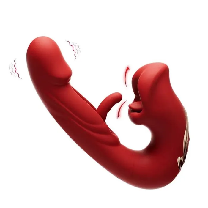 SHD SHande GSpot Vibrator with 7 Flapping 7 Vibrating 5 Licking Sucking Female Sex Toys