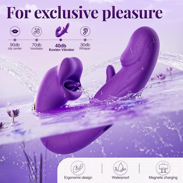 SHD SHande GSpot Vibrator with 7 Flapping 7 Vibrating 5 Licking Sucking Female Sex Toys