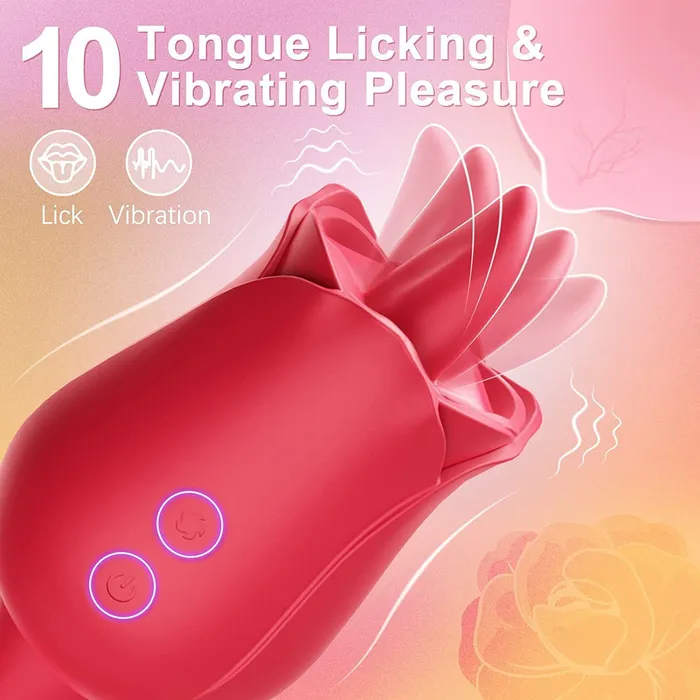 SHD S3617 Orgasm in 30 Seconds Multiple Stimulation Rose Vibrator SHD Female Sex Toys