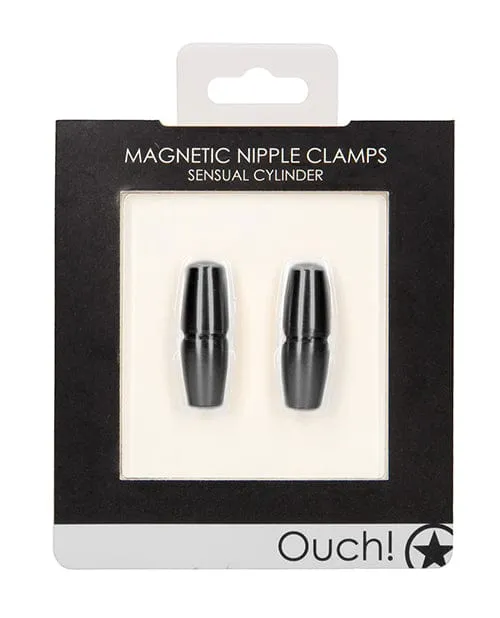 Shots America Shots Ouch Sensual Cylinder Magnetic Nipple Clamps Vibrators Shots America Shots Ouch Sensual Cylinder Magnetic Nipple Clamps Vibrators