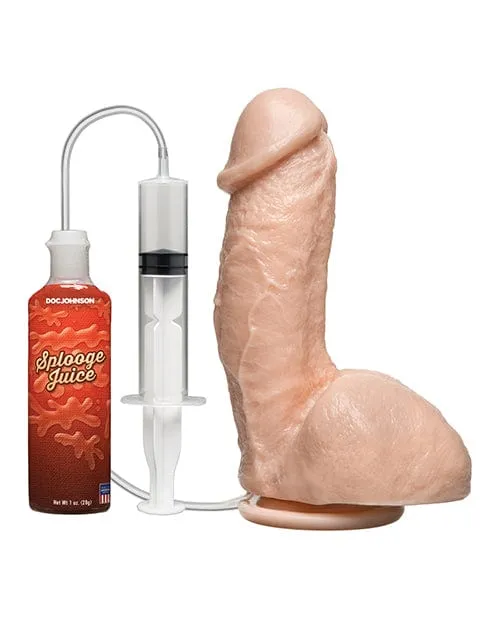 Squirting Realistic Cock with Splooge Juice Flesh Doc Johnson Female Sex Toys Squirting Realistic Cock with Splooge Juice Flesh Doc Johnson Female Sex Toys