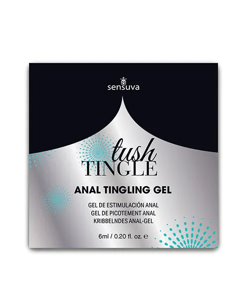 Tush Tingle Anal Stimulation Gel 6 ml Single Use Packet Sensuva Valencia Naturals Male Sex Toys Tush Tingle Anal Stimulation Gel 6 ml Single Use Packet Sensuva Valencia Naturals Male Sex Toys