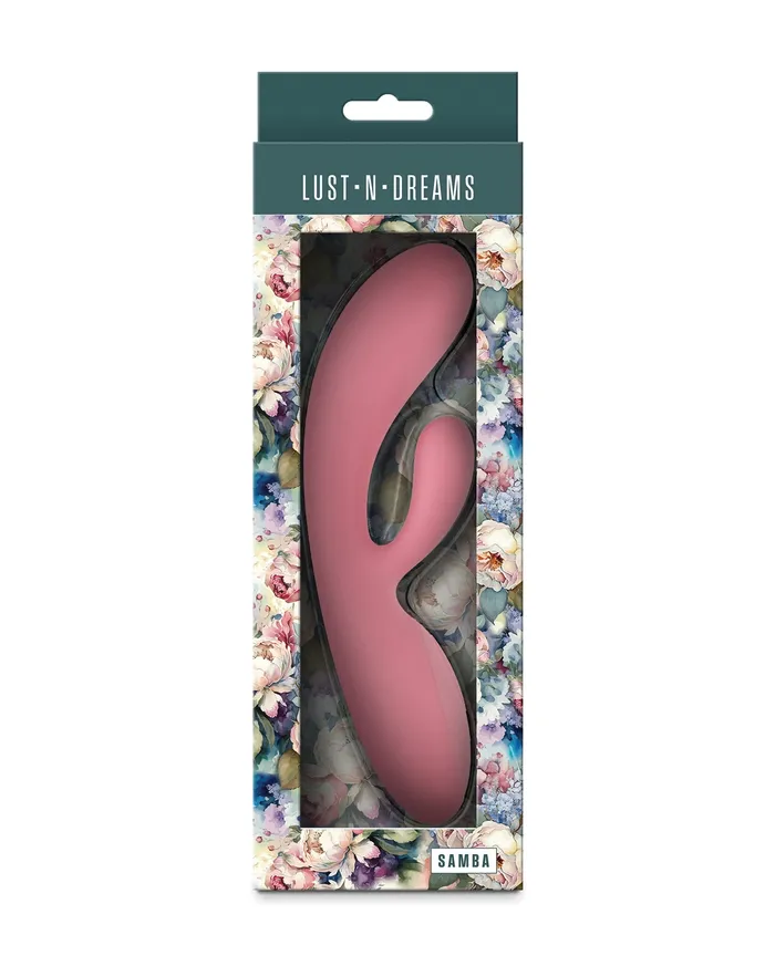 Vibrators LustnDreams Samba Rabbit Vibe Coral NS Novelties
