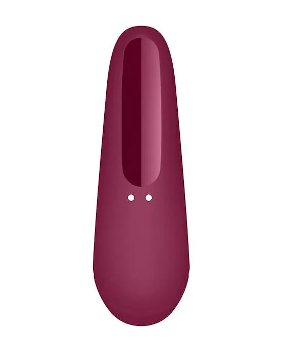 Vibrators Satisfyer Satisfyer Curvy 1Air Pulse Stimulator vibration Clitoris Stimulating Vibrator Connect App