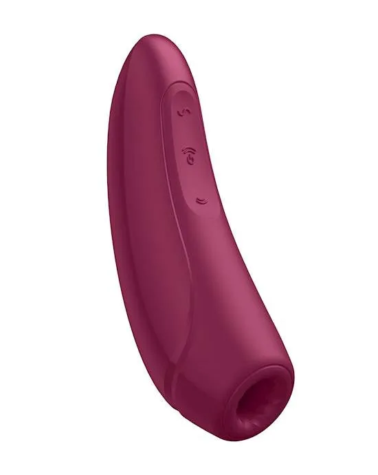 Vibrators Satisfyer Satisfyer Curvy 1Air Pulse Stimulator vibration Clitoris Stimulating Vibrator Connect App