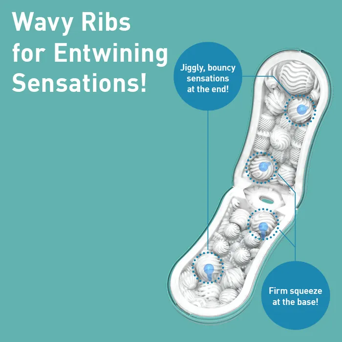 Vibrators TENGA FLIP ORB OCEAN BLUE
