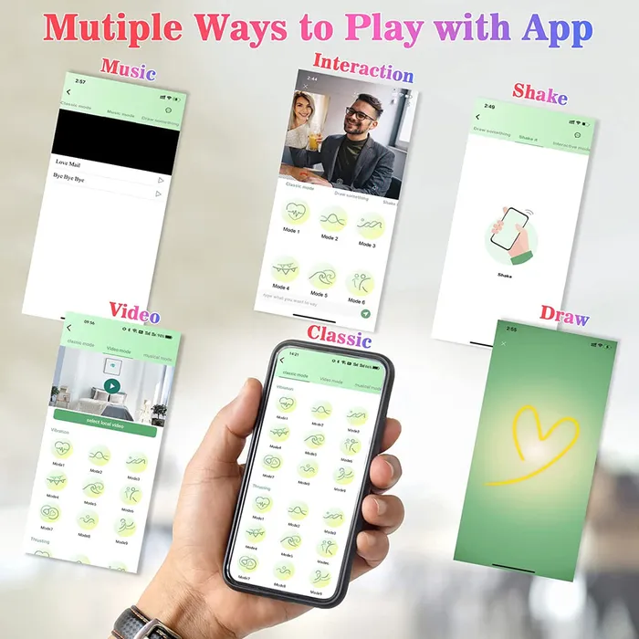 Vibrators Touch Honey APP Wearable Vibrators Telescopic Vibrating Panties Clitoral G Spot Vibration Massager