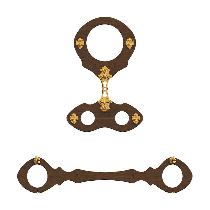 Vibrators UPKO FUXI Sunset Scenery Wooden Shackles Collection UPKO