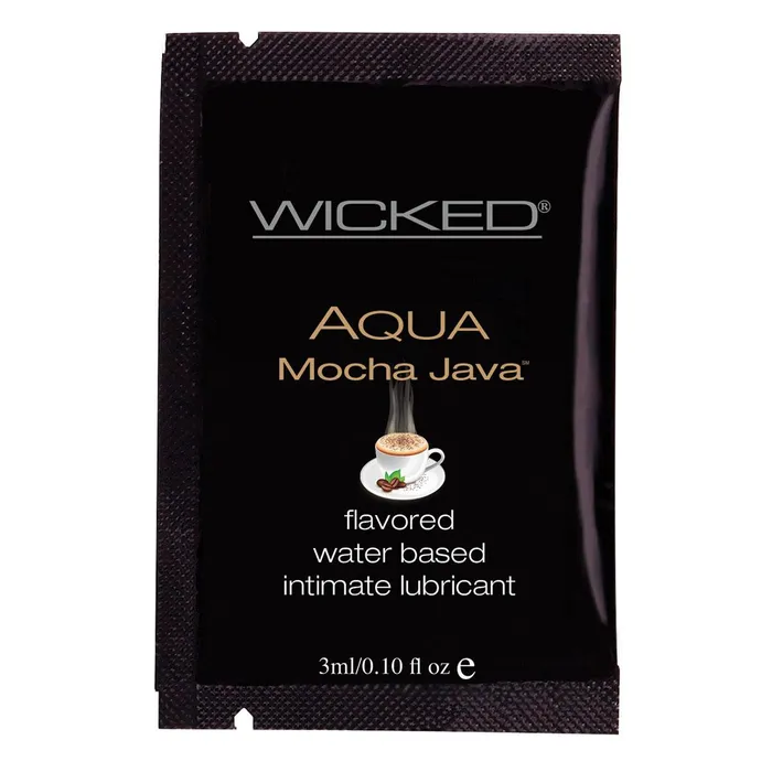 Wicked Sensual Care Wicked Aqua Mocha Java 1 oz Packette 144CT Vibrators