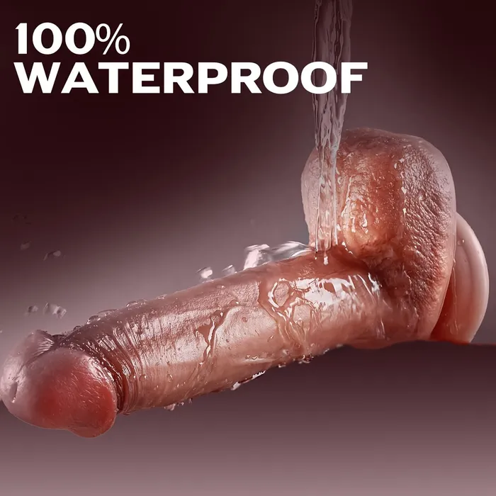 YIQU Female Sex Toys YIQU 221cm Realistic 10 Vibrating Dildo With Heating 10 Thrusting 360 Rotating