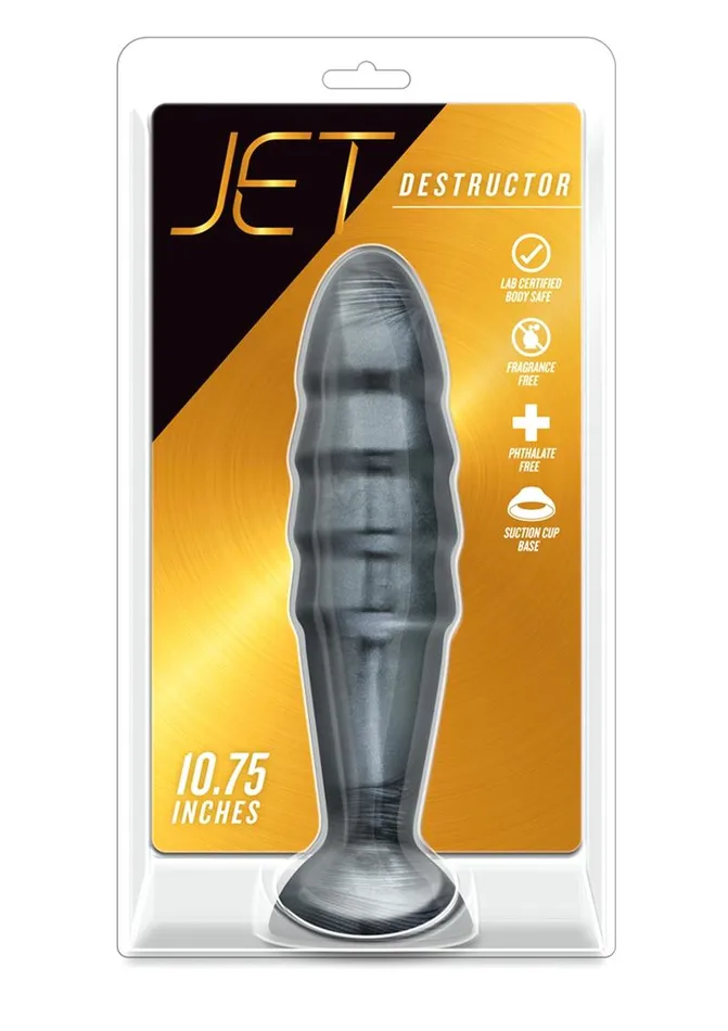 Anal Jet Jet Destructor Butt Plug Carbon Metallic