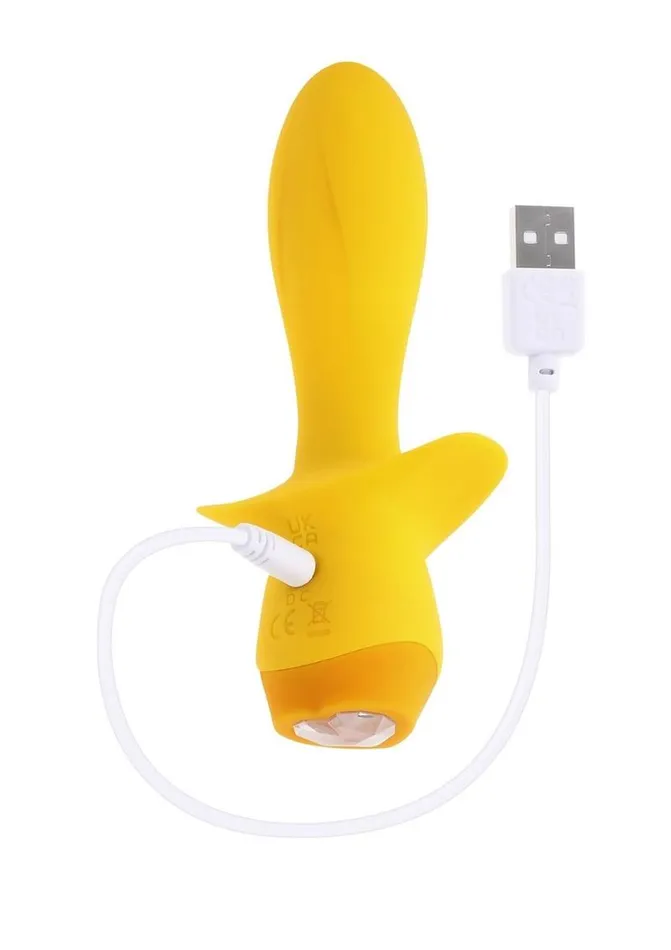 Anal Selopa Selopa Mellow Yellow Rechargeable Silicone Vibrating Plug