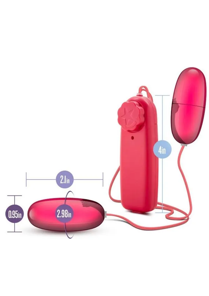 B Yours Double Pop Eggs with Remote Control Cerise B Yours Female Sex Toys B Yours Double Pop Eggs with Remote Control Cerise B Yours Female Sex Toys