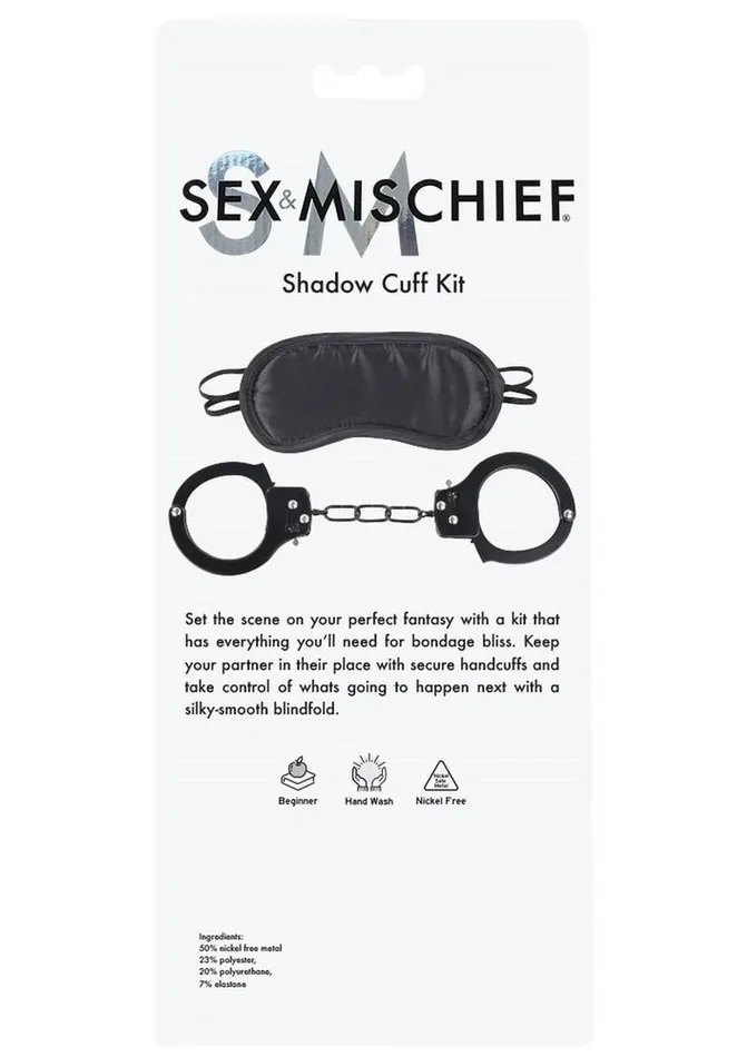 Couples Sportsheets Shadow Cuff Kit Couples Sportsheets Shadow Cuff Kit