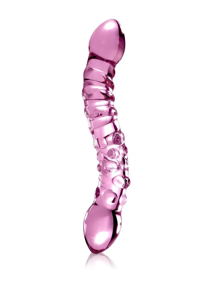Dildos Icicles Icicles No 55 DoubleSided Textured Glass Dildo