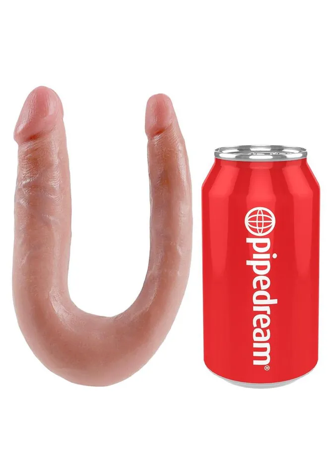 Dildos King Cock UShaped Small Double Trouble Dildo King Cock