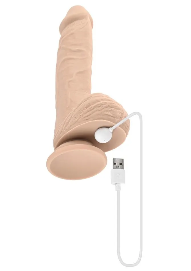 Female Sex Toys Evolved Full Monty Silicone Rechargeable Realistic Dildo with Remote