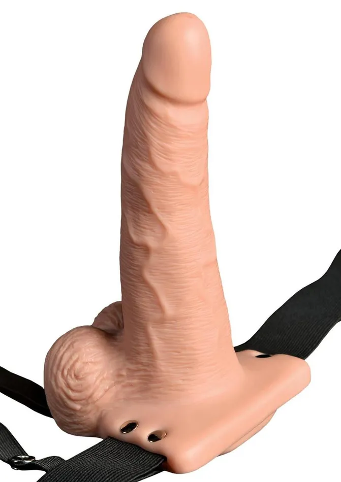 Female Sex Toys Fetish Fantasy Series Fetish Fantasy Series Hollow Rechargeable StrapOn Dildo with Balls and Harness with Remote Control Female Sex Toys Fetish Fantasy Series Fetish Fantasy Series Hollow Rechargeable StrapOn Dildo with Balls and Harness with Remote Control