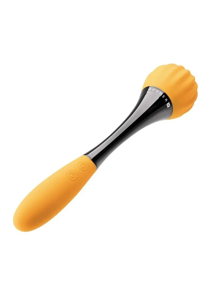 Female Sex Toys Gender X Sunflower Silicone Rechargeable Dual End Vibrator Gender X