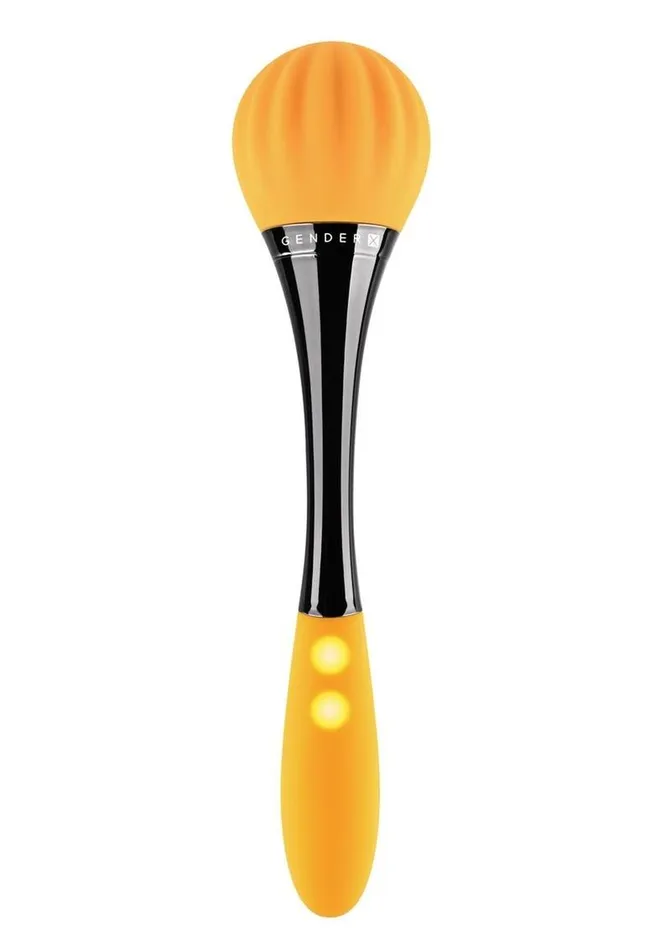Female Sex Toys Gender X Sunflower Silicone Rechargeable Dual End Vibrator Gender X