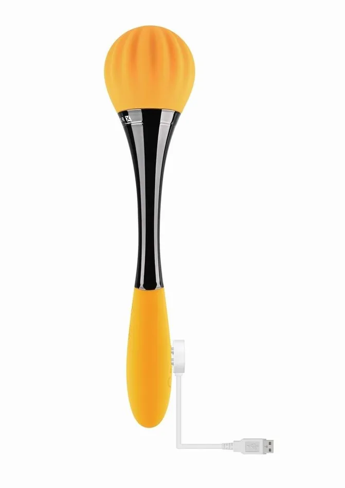 Female Sex Toys Gender X Sunflower Silicone Rechargeable Dual End Vibrator Gender X