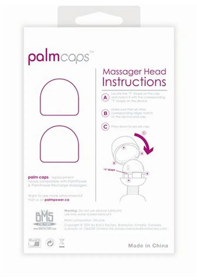 Female Sex Toys Palmpower Palmcaps Silicone Massager Heads Attachment