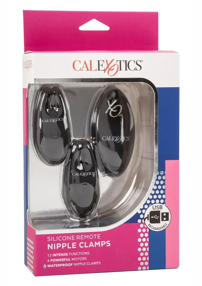 Female Sex Toys Remote Controlled Vibes Silicone Remote Rechargeable Nipple Clamps