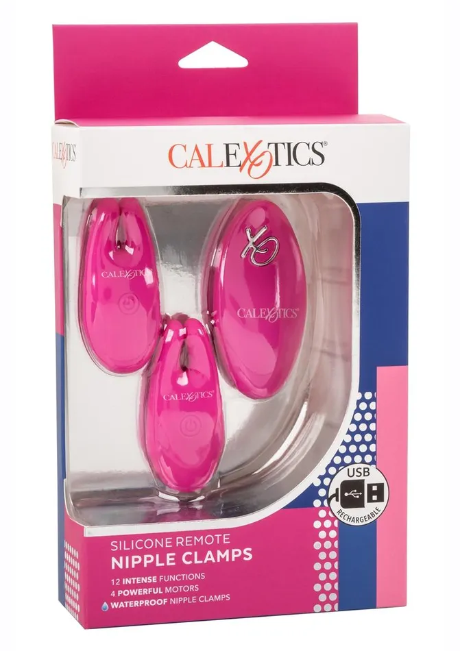 Female Sex Toys Remote Controlled Vibes Silicone Remote Rechargeable Nipple Clamps