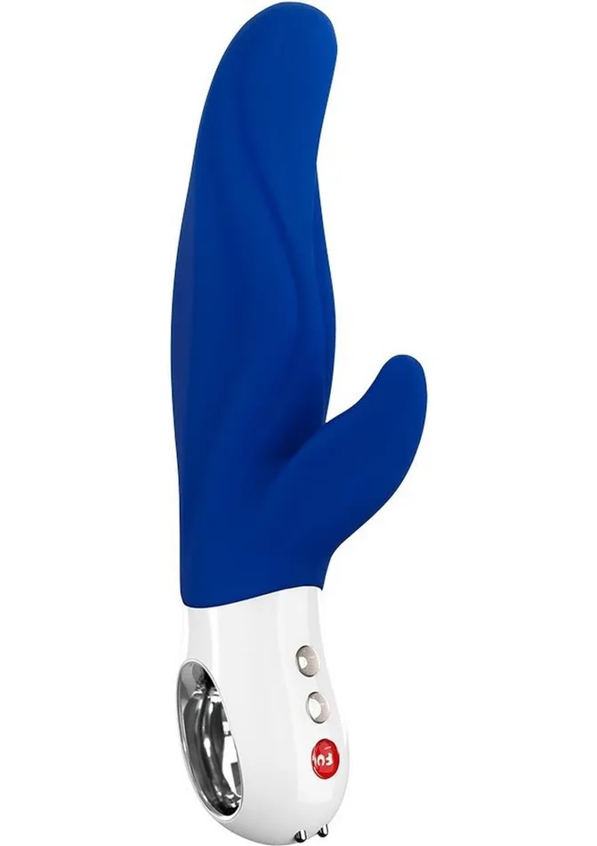 Fun Factory Lady Bi Silicone Vibrator with Clitoral Stimulator Ultramarine Female Sex Toys Fun Factory Lady Bi Silicone Vibrator with Clitoral Stimulator Ultramarine Female Sex Toys
