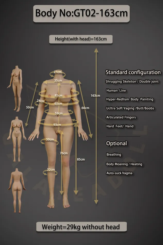 Galatea Doll Male Sex Toys 163cm5ft4 Ecup Real Skin Texture Full Silicone Sex Doll JS61 Tan Galatea Doll Male Sex Toys 163cm5ft4 Ecup Real Skin Texture Full Silicone Sex Doll JS61 Tan