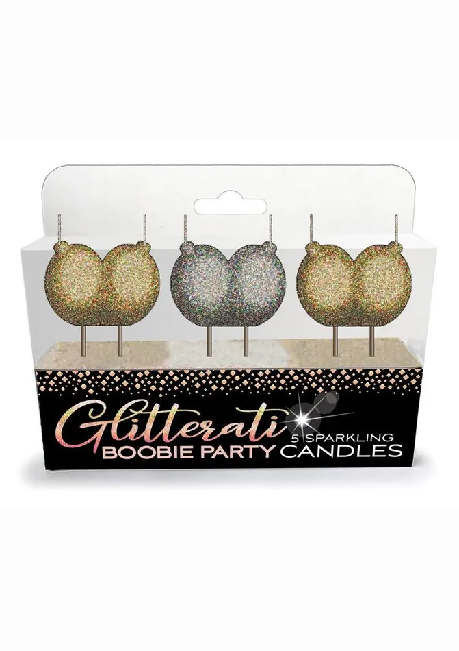 Glitterati Boobie Party Candles Candyprints Party Vibrators