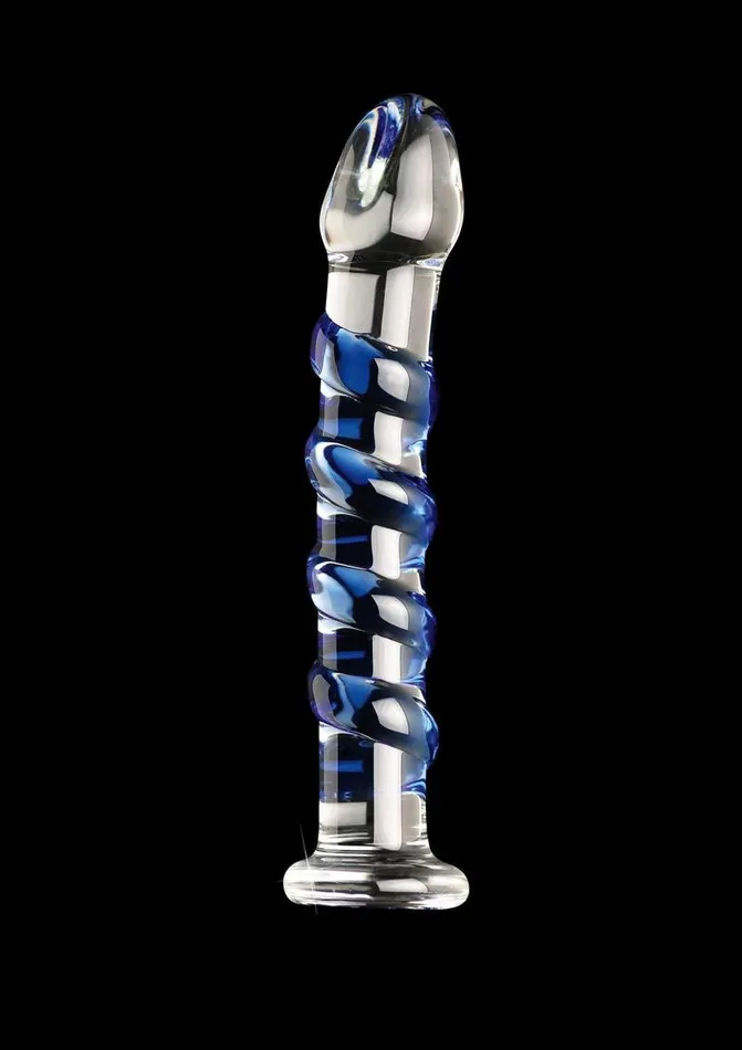 Icicles No 5 Textured Glass Dildo Icicles Dildos