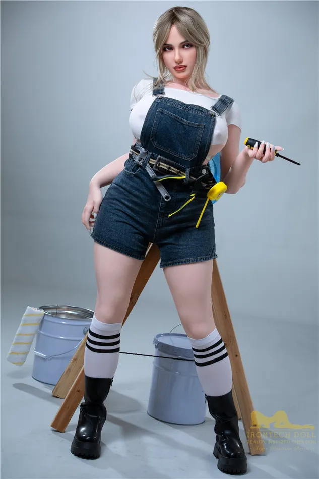 Irontech Doll US In Stock 160cm5ft3 Icup Fat Big Booty Boobs Silicone Sex Doll S17 Luna Male Sex Toys