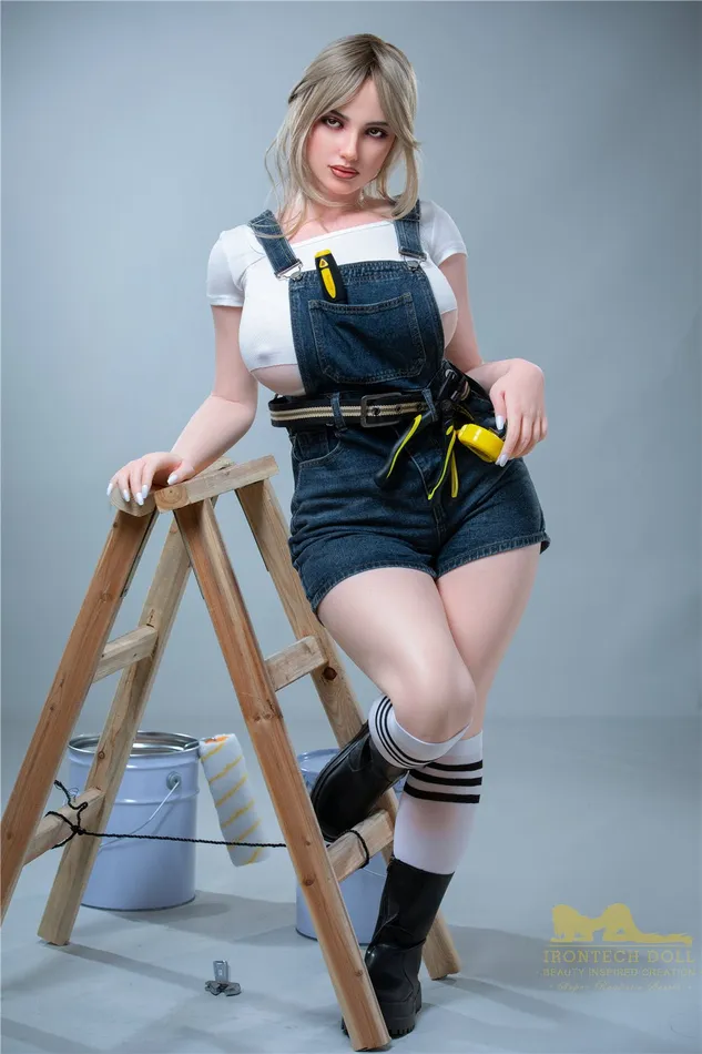 Irontech Doll US In Stock 160cm5ft3 Icup Fat Big Booty Boobs Silicone Sex Doll S17 Luna Male Sex Toys