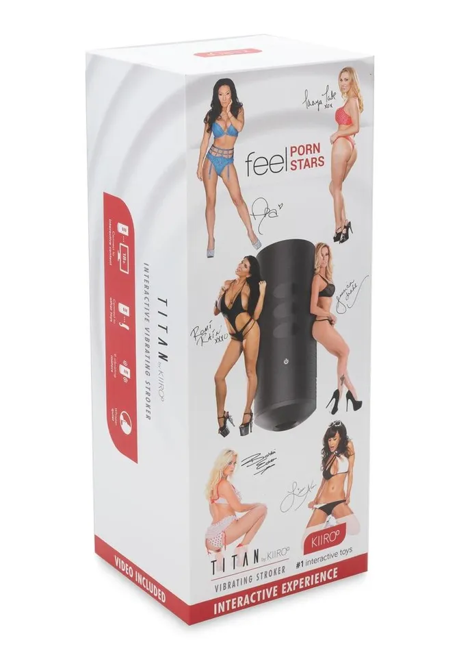 Kiiroo Male Sex Toys Kiiroo Titan Interactive Vibrating Feel Pornstar Experience Masturbator